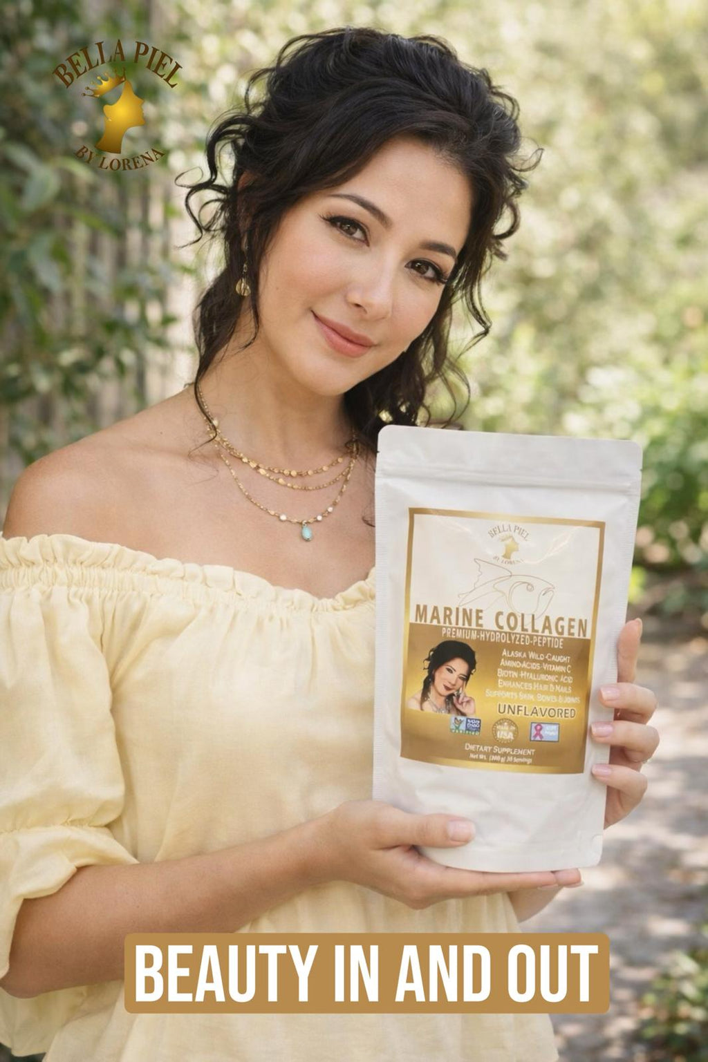 BP Marina Collagen  Hydrolyzed-Peptide with Vitamin C- Biotin-Hyaluronic Acid   300g