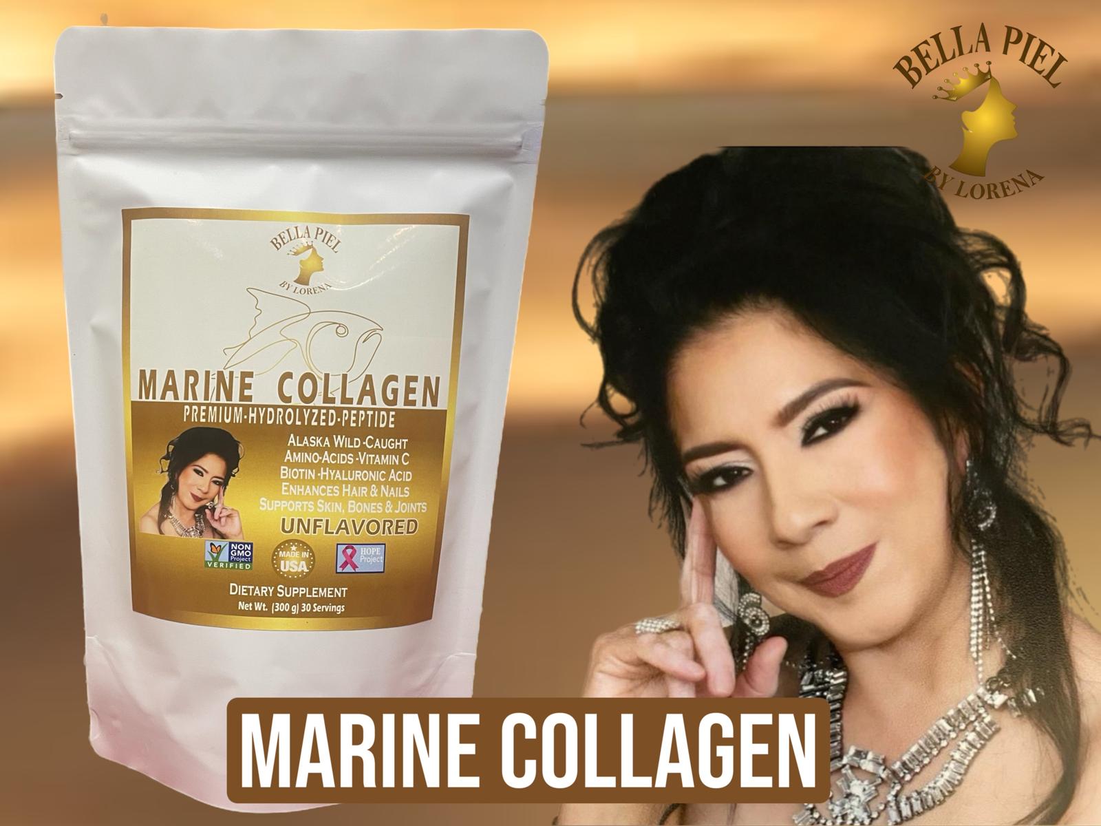 BP Marina Collagen  Hydrolyzed-Peptide with Vitamin C- Biotin-Hyaluronic Acid   300g