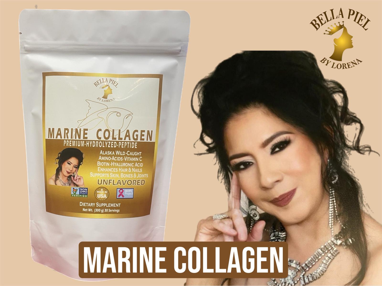 BP Marina Collagen  Hydrolyzed-Peptide with Vitamin C- Biotin-Hyaluronic Acid   300g